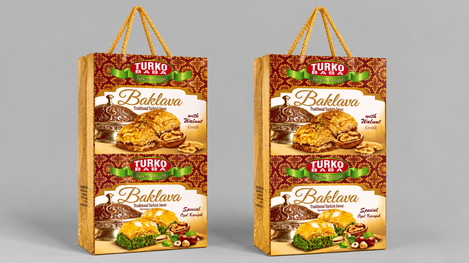 2'Li Çantalı Set Baklava (500 Gr)